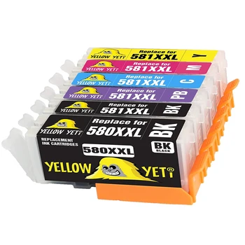 6pcs PGI580 CLI581 Compatible Ink Cartridge PGI-580 CLI-581 For Canon PIXMA Pixma TS8150 TS8151 TS8152 TS9150 TS9155 Printer 
6pcs PGI580 CLI581 Compatible Ink Cartridge PGI-580 CLI-581 For Canon PIXMA Pixma TS8150 TS8151 TS8152 TS9150 TS9155 Printer