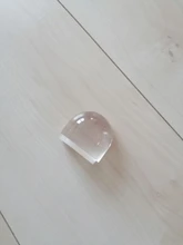 Tope de puerta acrílico para el hogar y la Oficina, soporte de puerta autoadhesivo transparente, sin necesidad de perforar, Tope de puerta, protección de paredes, muebles, 1 Uds.