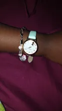 Reloj de pulsera de cuarzo para niña, nuevo accesorio de pulsera con orejas de gato, regalo para niña, ulzzang con caja