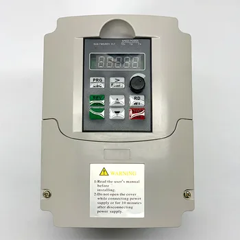 

Convert 220v single phase input to 380v three phase Output 0.75kw 1HP VFD Variable Frequency Drive Inverter