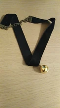Moda mujer Sexy Color oro Bell Collar gargantilla colgante Collar, Gargantilla de cadena Harajuku gótico Vintage regalo de Navidad
