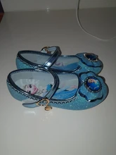 Zapatos de cuero de princesa para niñas, calzado plano de dibujos animados para fiesta de primavera y verano