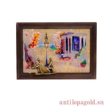 Picture evening walk. Pyatigorsk. Old restaurant failure with illumination
Picture evening walk. Pyatigorsk. Old restaurant failure with illumination