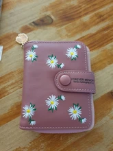 Billeteras de cuero bordado pequeño para mujer, bolso de mano femenino, con tarjetero, billetera con Clip para billetes, 2021