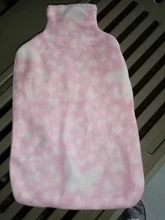 Cloth-Cover Hot-Water-Bottles Large Rubber Flannel for 2000ML Explosion-Proof Removable
