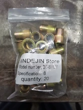 NINDEJIN-tuerca de remache de cabeza plana, m3 m4 m5 m6 m8 m10 m12 de acero inoxidable rivnut, sombrero con remaches chapados en zinc, 2-30 Uds.