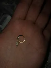 6mm/8mm encantador de oro/oro rosa/plata circón circular CZ Hoop pendientes para las mujeres 925 plata esterlina pequeña ronda pendientes de joyería