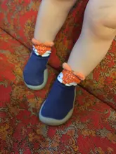 Zapatos de bebé Unisex andador para niños, niños y niñas, suela de goma blanda, botines de punto antideslizantes