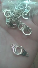 15 Uds Charms esposas Freedom 30x10mm ajuste para hacer colgantes antiguos, color plata tibetana Vintage, joyería artesanal DIY