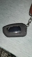 Funda protectora de cuero para llave de 100%, llavero para Pandora DXL 4950 DX-90BT, alarma bidireccional para coche, mando a distancia, LCD