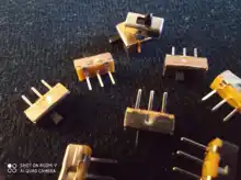 Interruptor 20 piezas de encendido y apagado, miniinterruptor deslizante SS12D00, SS12D00G3, 3 pines, 1P2T, 2 posiciones, Interruptor largo de manija de alta calidad: 3MM