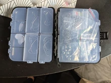 Unids/caja de aparejos de pesca, accesorios para cajas, juego con ganchos, peso plomo a presión para cebo de carpa, señuelo, accesorios de invierno, 246