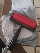 Rodillo de pintura de diamante, cepillo de goma de 10cm, cepillo de pintura de diamante, herramientas de dibujo de arte artesanal para bricolaje, 1 ud.