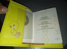 Disney nuevo Mickey estéreo tarjeta titular Set para pasaporte minnie ID Tarjeta de pasaporte titular de la tarjeta monedero de la moneda