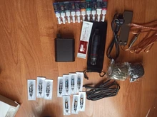 Juego completo de máquinas de tatuaje, pistola rotativa, pluma de tatuaje, fuente de alimentación de cartuchos, agujas, máquina para maquillaje permanente, accesorios