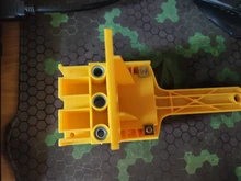 Plantilla de plástico ABS para perforación de madera con 3 orificios, plantilla de pasador rápido para taladrar madera, con orificios de 3 medidas, 6, 8 y 10mm, perforadora de bolsillo, para carpintería