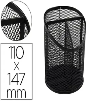 Goblet portalapices q-connect metal black fishnet with 3 compartments diameter 110 height 147 mm 156228-KF11219
Goblet portalapices q-connect metal black fishnet with 3 compartments diameter 110 height 147 mm 156228-KF11219