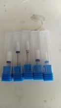 Juego de brocas de carburo de cerámica para uñas, cortador de fresado para aparatos de manicura, limas de uñas, herramientas para uñas de Gel, 5/6/7 Uds.