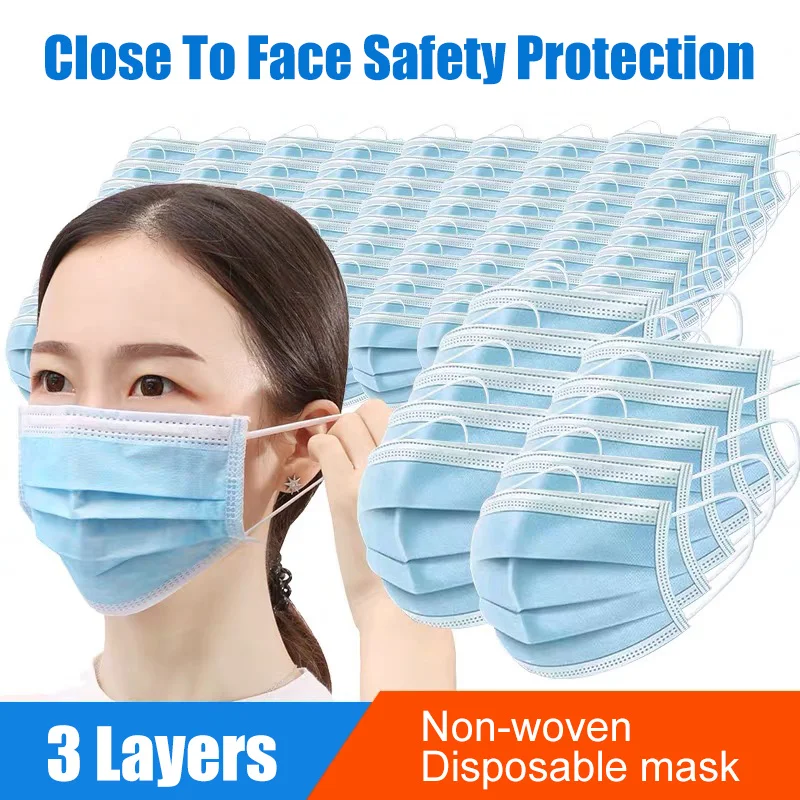 3 Layer Ply Filter Ear loop Anti-Dust Face Masks Face Mask nCoV Anti-virus Nonwove Meltblown Mouth Masks Non Woven Disposable
3 Layer Ply Filter Ear loop Anti-Dust Face Masks Face Mask nCoV Anti-virus Nonwove Meltblown Mouth Masks Non Woven Disposable