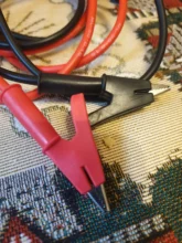 Alligator-Clip Multimeter Test-Cable Banana-Plug Crocodile Clip-Lab with Heavy-Duty 1M