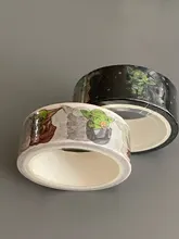 LX241-cintas de Cinta adhesiva Washi de Anime para bebé, cinta de enmascarar DIY, pegatinas divertidas, cintas decorativas de papelería