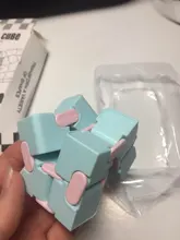 Rompecabezas cuadrado de cubo mágico infinito para niños y adultos, juguete de descompresión para aliviar el estrés, juego de mano divertido, laberinto de cuatro esquinas