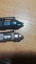 Bolígrafo táctico de defensa para exteriores, pluma táctica militar antideslizante de aluminio de aviación, cortavientos, herramientas EDC DE DEFENSA DE Selfe, 2 uds.