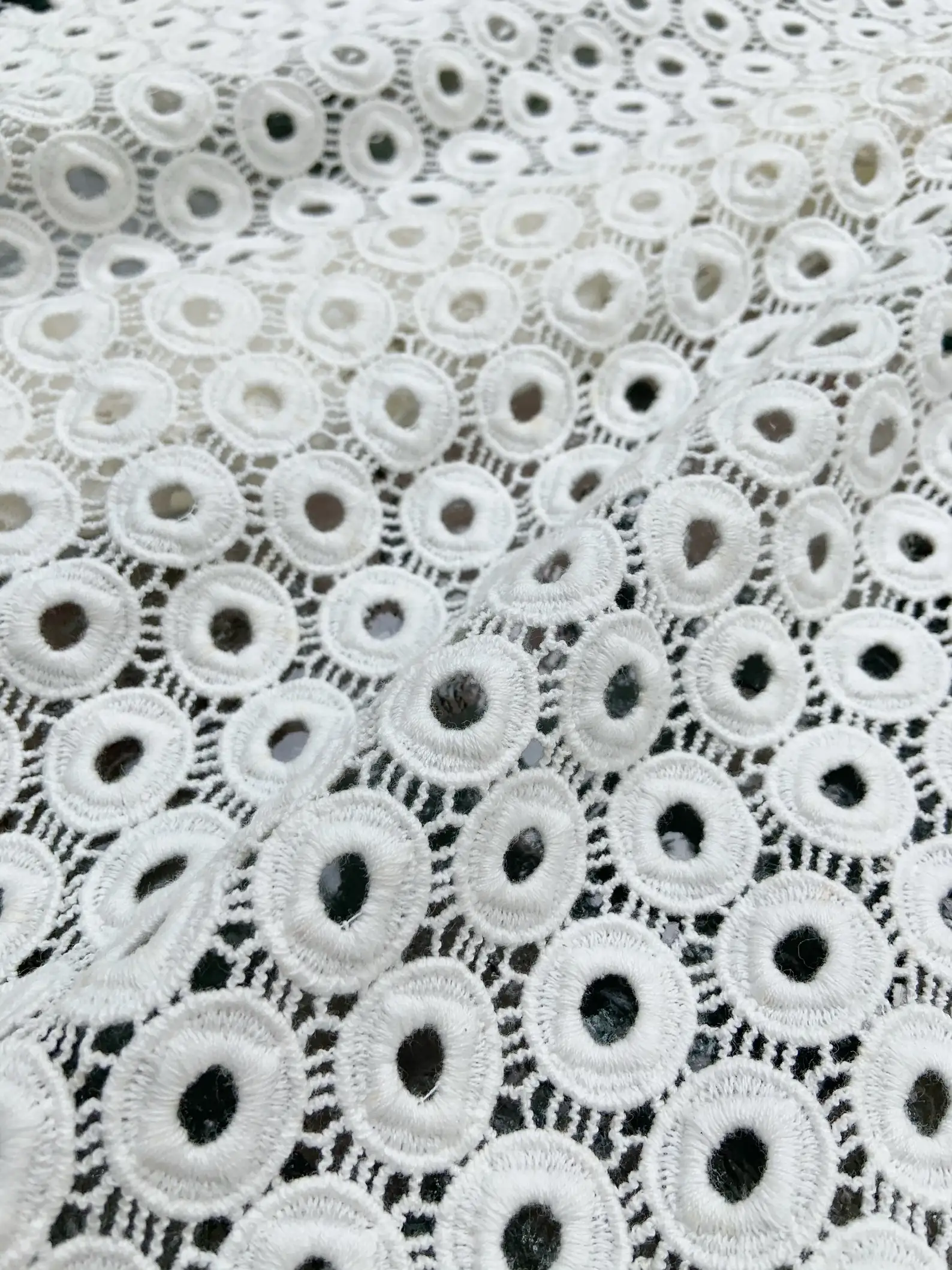 1 yard Off White Cotton Guipure Lace Fabric With Eyelet Pattern African Lace Fabric 2022 High Quality SR0422
1 yard Off White Cotton Guipure Lace Fabric With Eyelet Pattern African Lace Fabric 2022 High Quality SR0422
