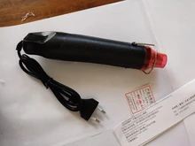 Pistola de calor de 220V, herramienta eléctrica de aire caliente de 300W con soporte para asiento retráctil, bricolaje, 1 ud.