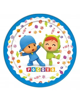 Dishes Pocoyo and Nina 18cm 8 PCS 
Dishes Pocoyo and Nina 18cm 8 PCS