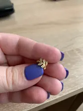 Pendiente de Clip de hoja de oro para mujer, sin Piercing, Puck Rock, Vintage, cristal, joyería