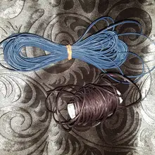 Cordón de algodón encerado de colores, cuerda de rosca encerada de 10 yardas, 1mm, para fabricación de joyas, pulsera Shamballa