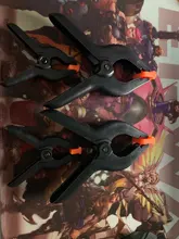 Clip de resorte de plástico duro para carpintería, herramientas de mano, modelo DIY, agarre de unión, 2 , 2/3 /3,5/4 /6