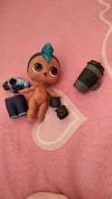 L O L ¡Sorpresa! Juego de muñeca brillante con ropa y zapatos para niño, juguete Punk, edición limitada