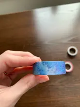 Cinta Washi decorativa de 1,5 cm x 7M, Color de sueño increíble, pegatina para álbum de recortes, cinta adhesiva para la escuela y la Oficina