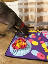 Alfombrilla de entrenamiento para perros y mascotas, manta de olfting, almohadillas de lana desmontables, esterilla para perros, alivia el estrés, rompecabezas, juguete para mascotas, almohadilla para la nariz