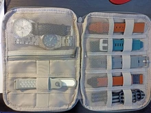 Bolsa de viaje multifunción para apple Watch, organizador de correa de reloj portátil, bolsa de almacenamiento