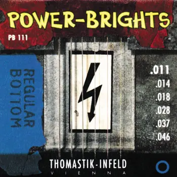 Pb111 power-brights regular bottom string kit for electric guitar, 11-46, Thomastik
Pb111 power-brights regular bottom string kit for electric guitar, 11-46, Thomastik