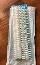 KW-trio-sujetadores de hojas sueltas de plástico, 30 agujeros, anillo de encuadernación, peines, 85 hojas de capacidad para Álbum de papel, cuaderno, bricolaje, 10 Uds.