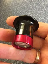 Lupa de ojo para reloj de joyería, herramienta de reparación, lupa Monocular de aleación de aluminio, lente de lupa de cristal para relojero y joyero