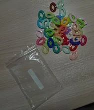 Unids/lote de 5-50 unidades/lote, Color mezclado acrílico, giro plano, ovalado, anillo abierto, Conector de cuentas, collares y pulseras para fabricación de cadena de enlace, cadena colorida