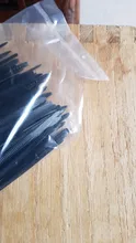 Auto-bloqueo de nylon plástico tie 100 unids/bolsa negro Zip secreto correa de nylon cable tie set 3*100 anillo de sujeción 3X200 de envoltura de cable