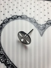 HYTOOS-disco de acero inoxidable para papel de lijado de 25mm, brocas de disco de Metal de 3/32 pulgadas, accesorios de uñas