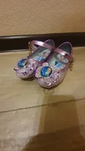 Zapatos de cuero de princesa para niñas, calzado plano de dibujos animados para fiesta de primavera y verano