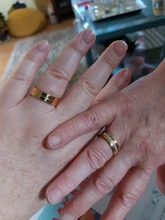 AZIZ BEKKAOUI-Anillos de boda para mujeres y hombres, joyería de compromiso grabada con nombre, banda de acero inoxidable, envío directo