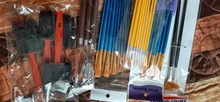 Pincel de esponja para pintar grafiti para niños, 5 uds., hecho a mano, creativo, Material escolar, suministros educativos