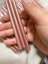 Barra de pegamento de fusión en caliente, sello de cera Lacquer Retro de Color metálico, bronce, oro rosa, herramientas de bricolaje, adhesivo de alta viscosidad 20 piezas * 7mm * 100mm
