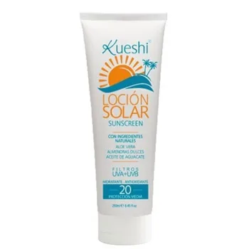High protection sun lotion FP20 Kueshi 
High protection sun lotion FP20 Kueshi