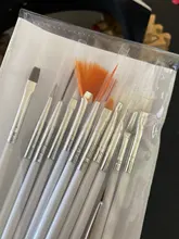 Juego de pinceles para manicura profesional, pinceles para pintura acrílica de diamantes de imitación, Kit de esmalte de Gel UV, gradiente de forro de uñas