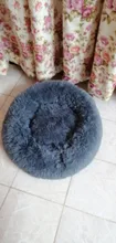 Bastante y mejor 18 colores largo perro de peluche 2017 Top papá Oso Polar animal camas calmante cama Hondenmand cachorro cojín para mascotas de invierno sofá cálido perro camas, perrera